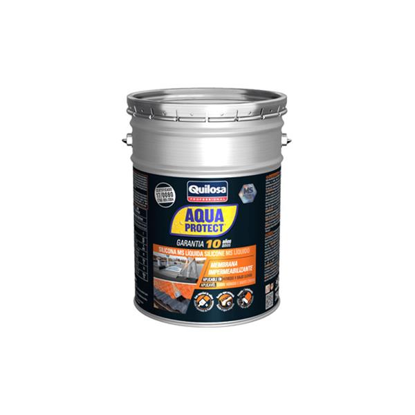 SILICONA LIQUIDA IMPERMEABILIZANTE MS AQUA PROTECT 1 KG NEGRO