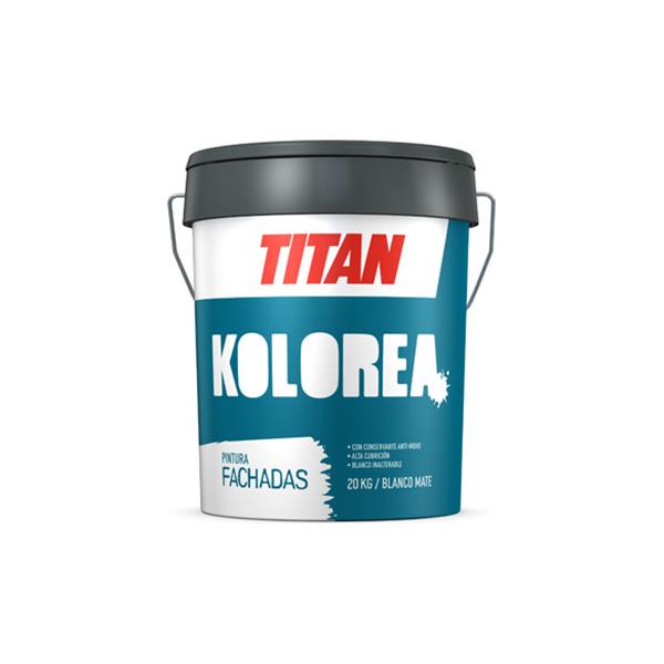 PINTURA PLASTICA FACHADAS BLANCO REFRESH MATE 5 KG KOLOREA