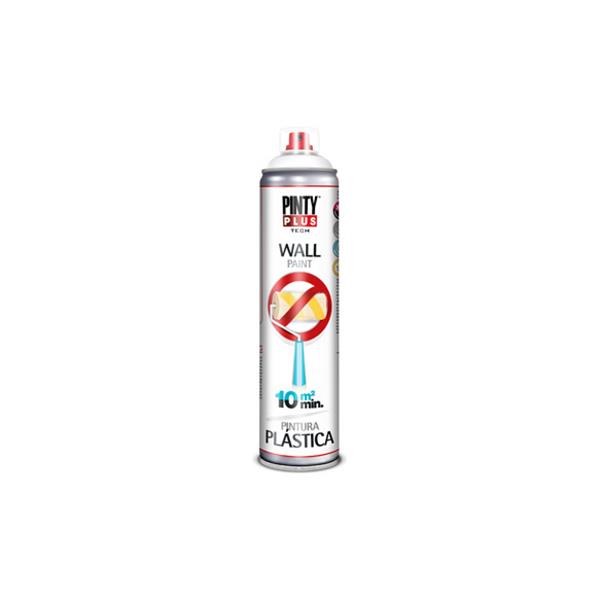 PINTURA PLASTICA SPRAY WALL PAINT MATE 600 ML BLANCO