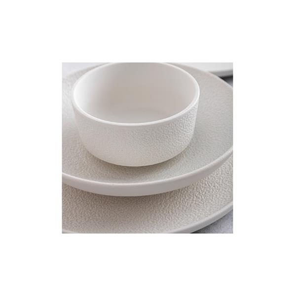 PLATO PORCELANA BLANCA FOSIL HONDO - 21 CM