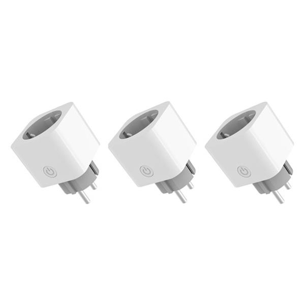 PACK DE 3 ENCHUFES WIFI INTELIGENTES  CON MEDIDOR DE CONSUMO