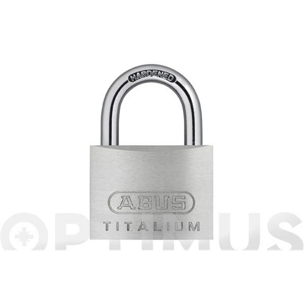 CANDADO TITALIUM ABUS ARCO NORMAL 54TI/50 LLAVES IGUALES ABUS 