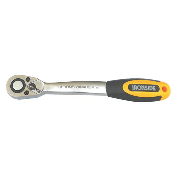 LLAVE CARRACA PROF. ½" 72 DIENTES CUERPO CROMO VANADIO, MANGO BICOMPONENTE IRONSIDE