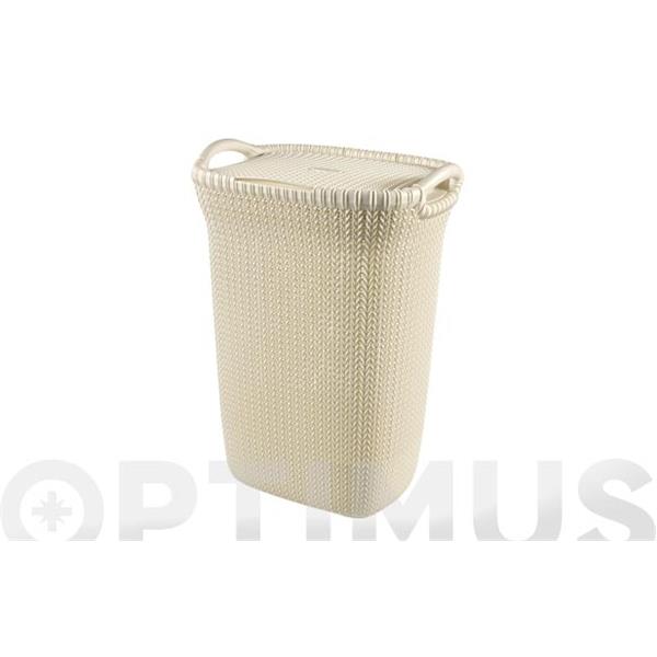 PONGOTODO KNIT HAMPER 57 LT BLANCO CURVER