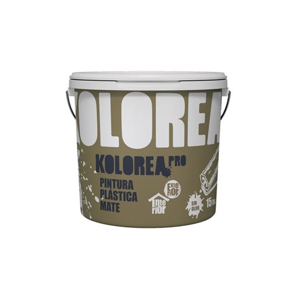 PINTURA PLASTICA BLANCO EXTERIOR INTERIOR PRO MATE 12 KG KOLOREA