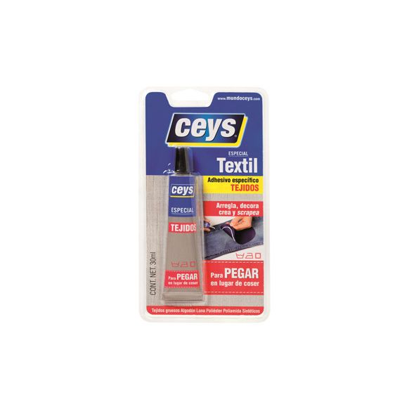 ADHESIVO ESPECIAL PARA TEJIDOS 30ML CEYS