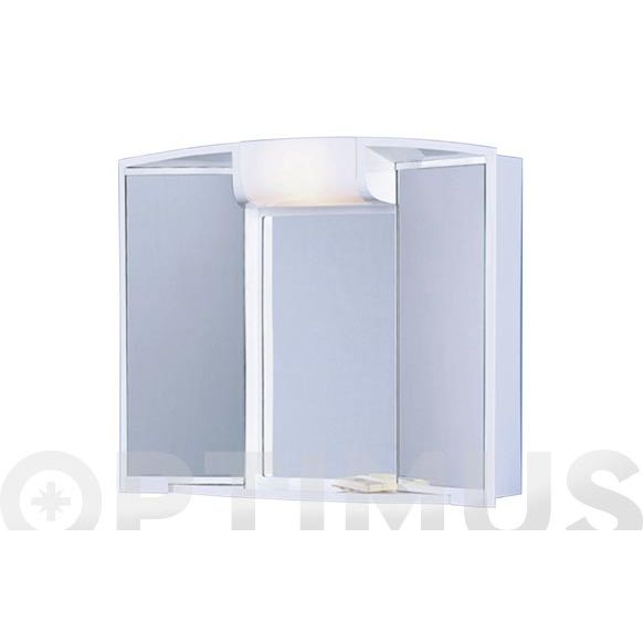 ARMARIO 2 PUERTAS ENCHUFE LUZ Y CAJON 55X50X15 CM BATHSTAGE