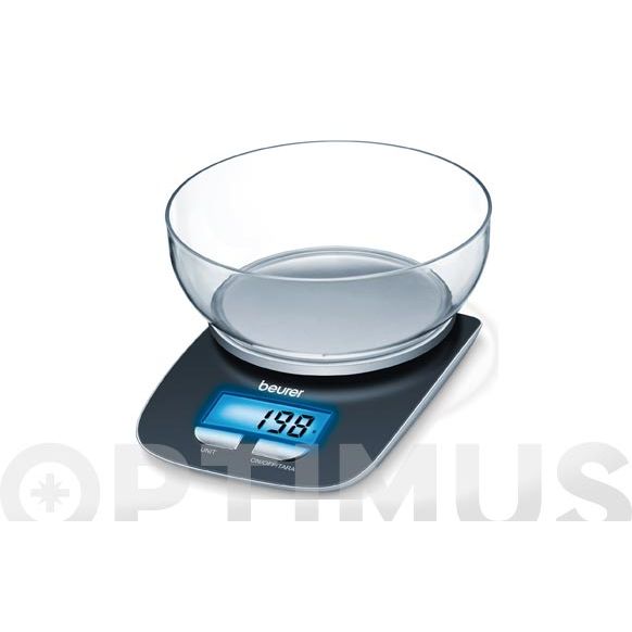 BALANZA COCINA DIGITAL CON BOL KS-25 BEURER 