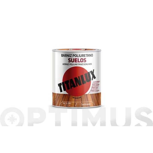 BARNIZ INCOLORO PARA SUELOS SATINADO DE POLIURETANO 750 ML TITANLUX