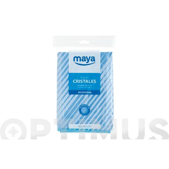 BAYETA MICROFIBRA ESPECIAL CRISTALES 40X40CM MAYA