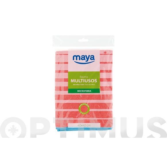 BAYETA MICROFIBRA MICROTEX 200 GR.  40 X 40 CM MAYA