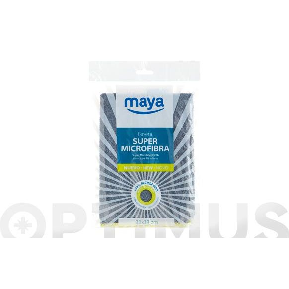 BAYETA SUPER MICROFIBRA 350 GR. 38 X 38 GR MAYA