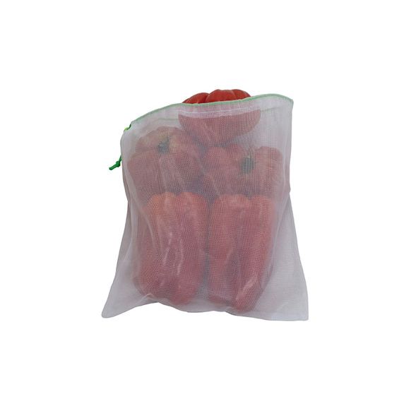 BOLSA MALLA REUTILIZABLE PARA VEGETALES (EXP.24U) NYLON - SET 6 U, DUET PLAY