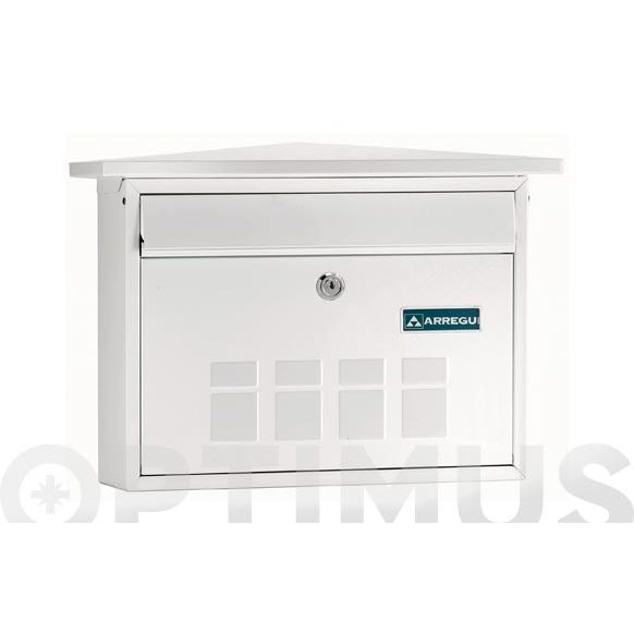 BUZON DECO ACERO BLANCO 41,00 x 27,50 CM ARREGUI