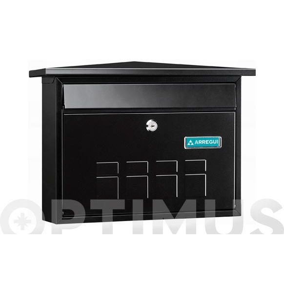 BUZON DECO ACERO NEGRO 275 x 360 x 80 ARREGUI