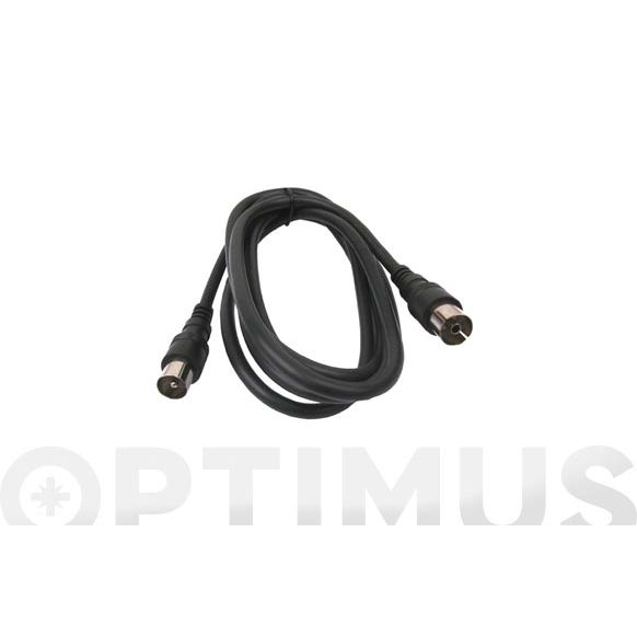 CABLE PROLONGADORANTENA CONEXION M-H 9.5 MM 1.5 MT NEGRO MP584E AXIL 