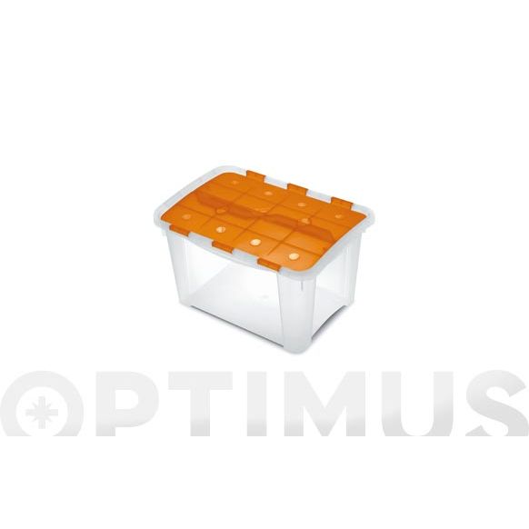 CAJA MULTIUSOS 40 LITROS TRANSPARENTE HOME-BOX