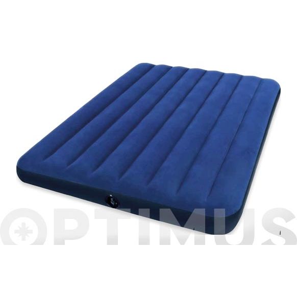 CAMA HINCHABLE DOBLE 137X191X22CM