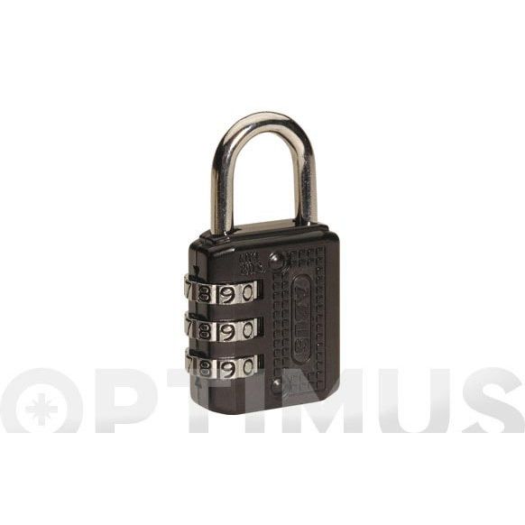 CANDADO CON COMBINACION MOD 715 BLACK DE 30 MM ABUS