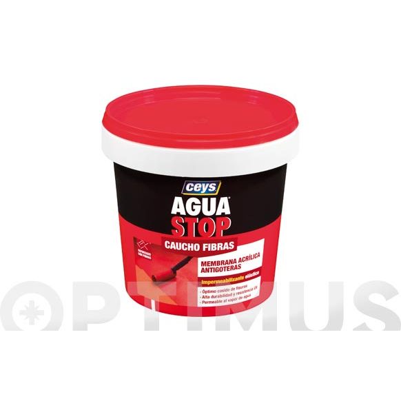 CAUCHO ACRILICO FIBRAS  1KG BLANCO CEYS