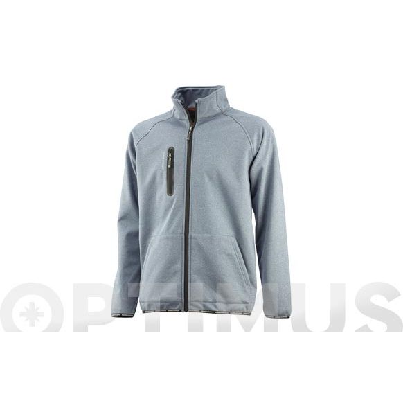 CHAQUETA CORTAVIENTOS GRIS-AZULADO "COSMOS" TALLA S JUBA