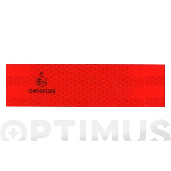 CINTA ADHESIVA REFLECTANTE AUTOMOCION HOMOLOGADA 25 MT X 50 MM ROJA TARGET