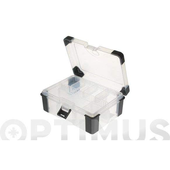 CLASIFICADOR PLASTICO CON CANTONERAS ANTI CHOCK  12,5 X 16 X 6 CM DRAKO 