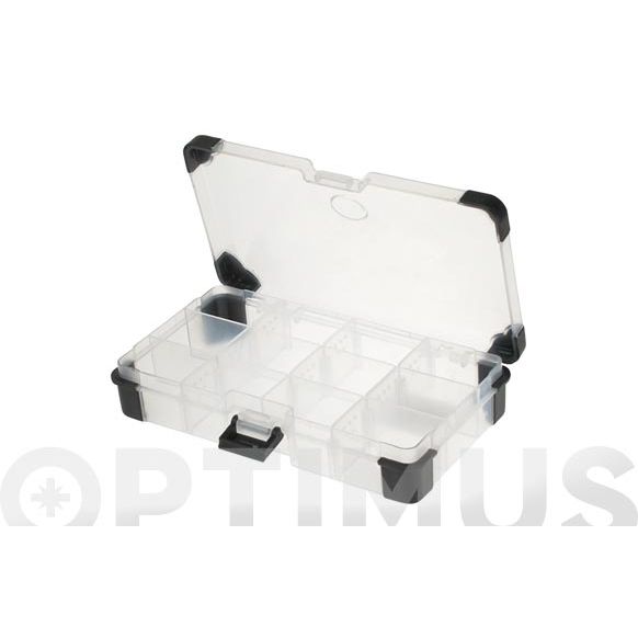 CLASIFICADOR PLASTICO CON CANTONERAS ANTI CHOCK 9,5 X 16 X 3 CM DRAKO