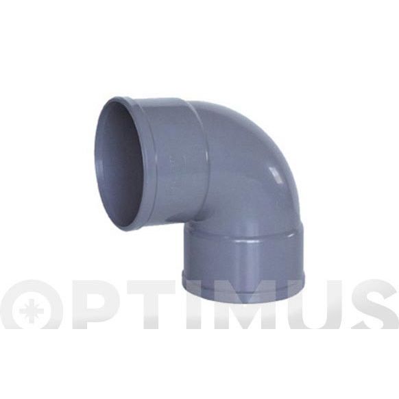 CODO H-H 87º PARA EVACUACION DE 32 MM PVC =