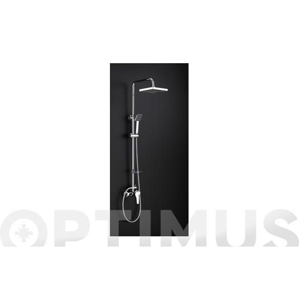 COLUMNA DE DUCHA CON GRIFO MONOMANDO EXTENSIBLE 85/155X40X20 UG