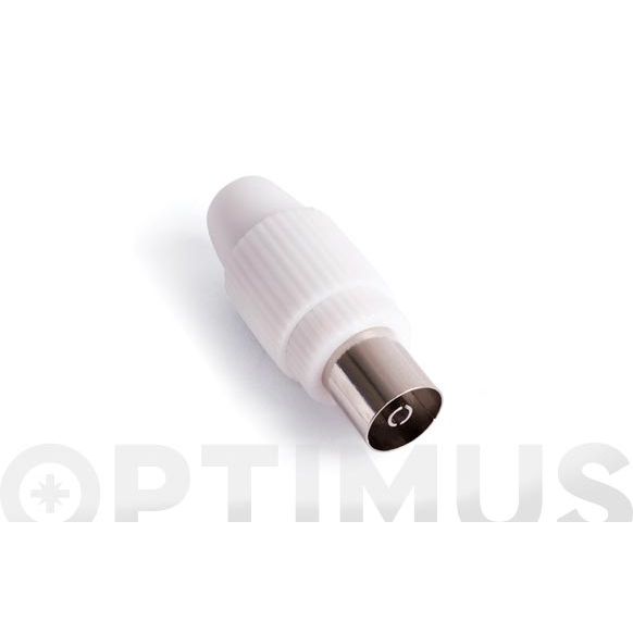 CONECTOR RECTO HEMBRA BLANCO MP-612E/H9.5 IOTECNIA