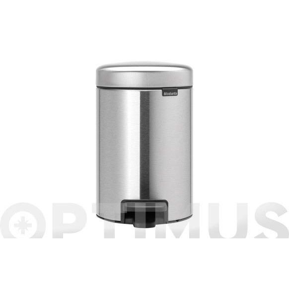 CUBO PEDAL NEW ICON 3 LT ACERO MATE ANTI-HUELLAS BRABANTIA