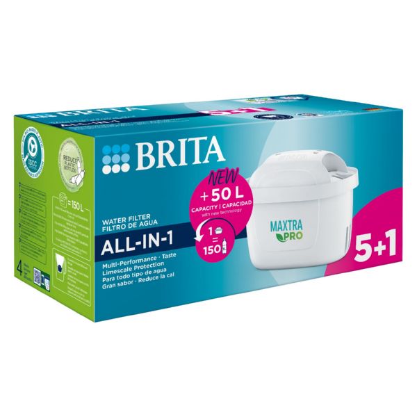 FILTRO BRITA MAXTRA PRO ALL-IN-1 PACK 5+1 BRITA