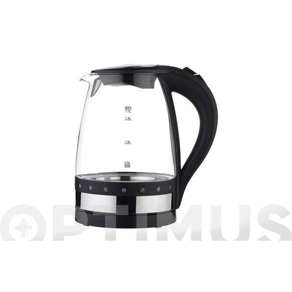 HERVIDOR DE AGUA CRISTAL 1,7 L. 2200W KUKEN