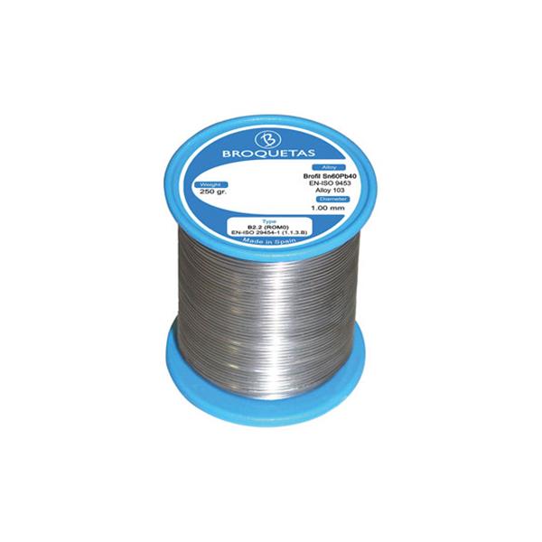 HILO DE SOLDAR BROFIL 60SN/ 40PB Ø 1 MM 250 GR CON FLUX