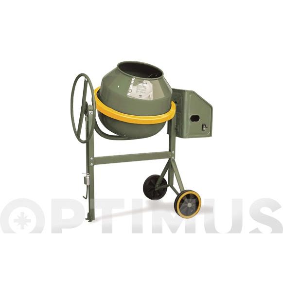 HORMIGONERA ELECTRICA SUPERBRIC 136 LT MOTOR 0.33 CV HUMACOM