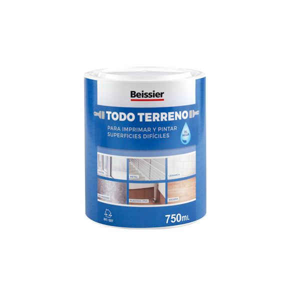 IMPRIMACION MULTIUSOS TODO TERRENO AL AGUA 750 ML NEGRO