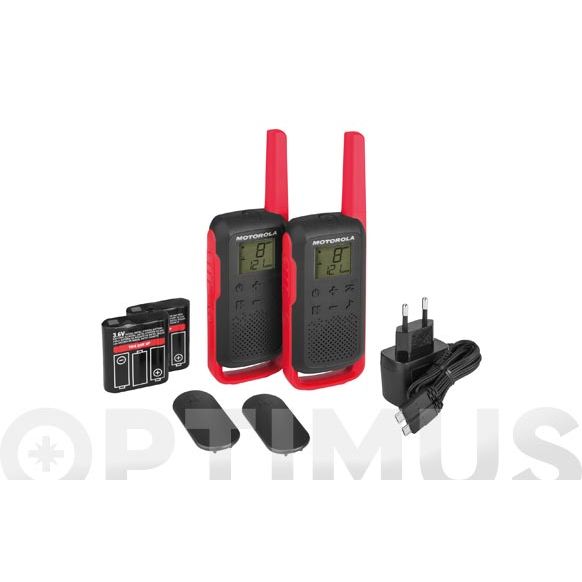 INTERCOMUNICADOR WALKIE TALKIE T62 RED PACK MOTOROLA