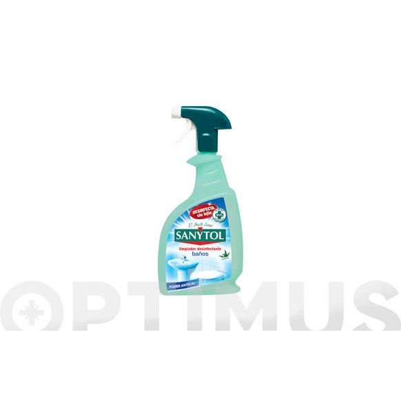 LIMPIADOR DESINFECTANTE BAÑOS 750 ML C/ PULVERIZADOR SANYTOL .