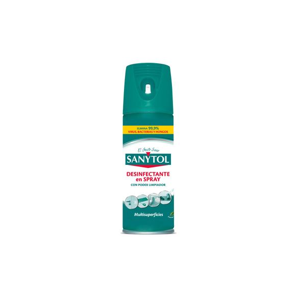 LIMPIADOR DESINFECTANTE MULTIUSOS 400 ML SPRAY SANYTOL .