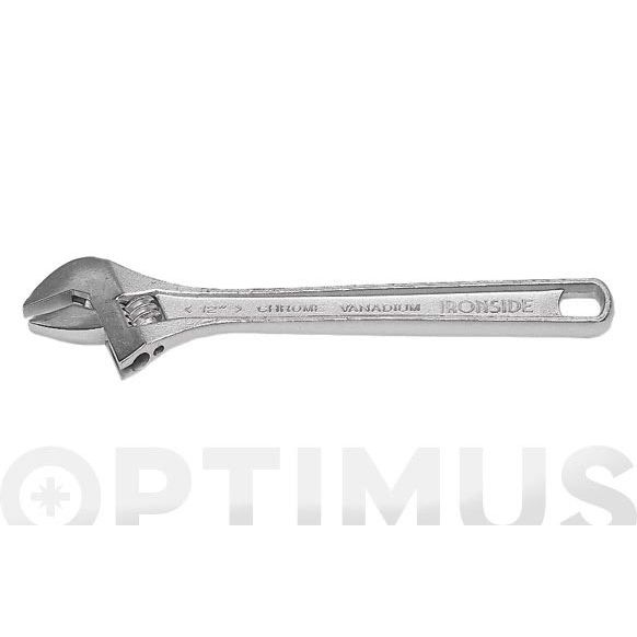 LLAVE AJUSTABLE MOLETA CENTRAL 10" IRONSIDE .