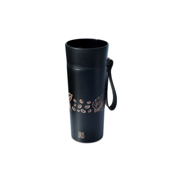 MUG TERMICO NEGRO 360 ML