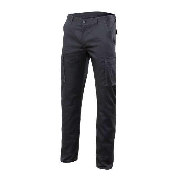 PANTALON POLIESTER / ALGODON 240 GR NEGRO TALLA 50 VELILLA