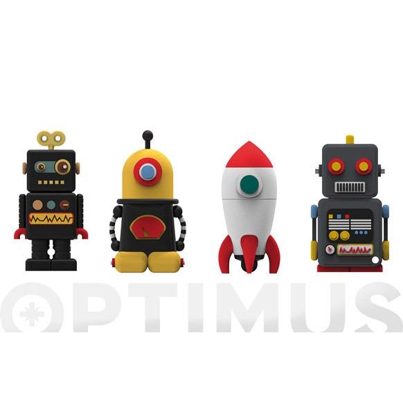 PEN DRIVE ROBOTS 8 GB SURTIDOS