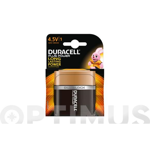 PILA ALCALINA PLUS 3LR12 (PETACA) BLISTER 1 UD DURACELL