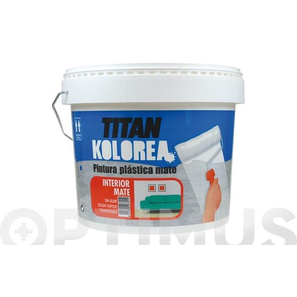 PINTURA PLÁSTICA BLANCO MATE 12KG EXTERIOR FACHADAS KOLOREA  