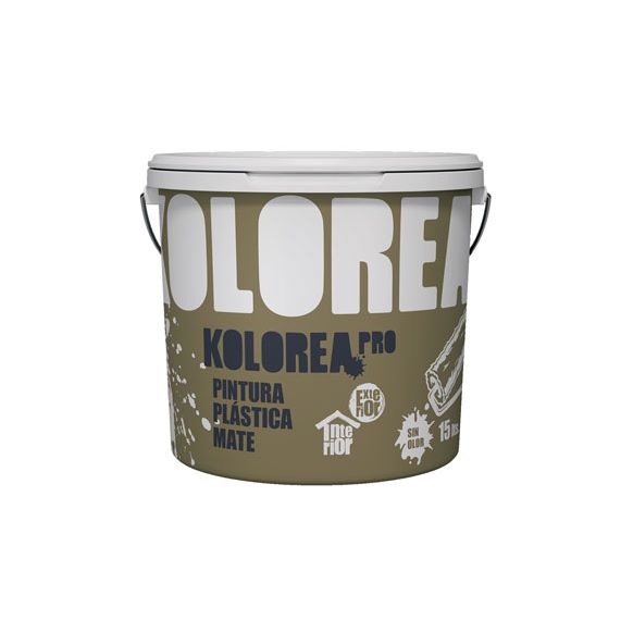 PINTURA PLASTICA BLANCO EXTERIOR INTERIOR PRO MATE 5 KG KOLOREA