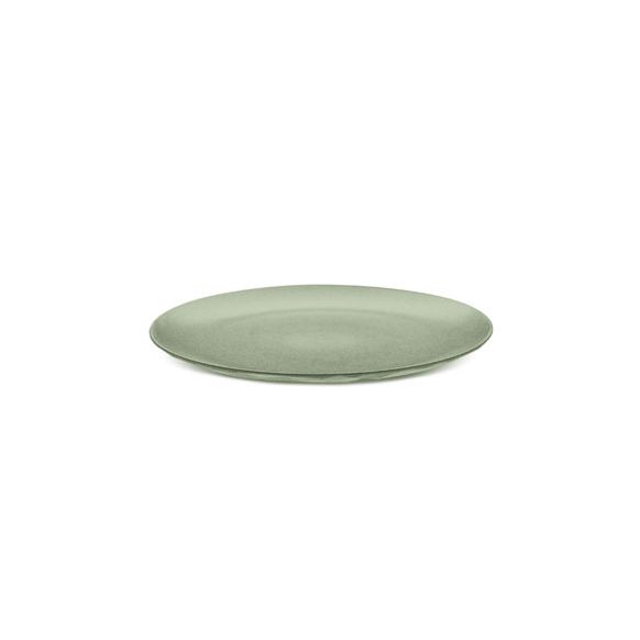 PLATO PLASTICO ORGANICO CLUB LLANO - 26 CM - VERDE ORGANICO KOZIOL