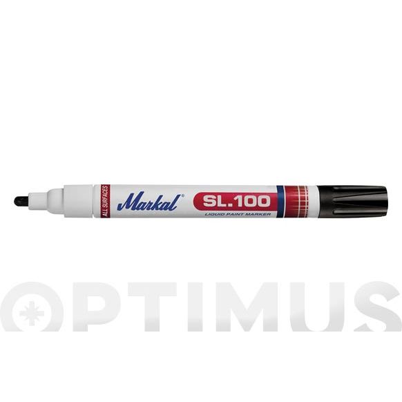 ROTULADOR PERMANENTE DE PINTURA SL-100 NEGRO MARKAL