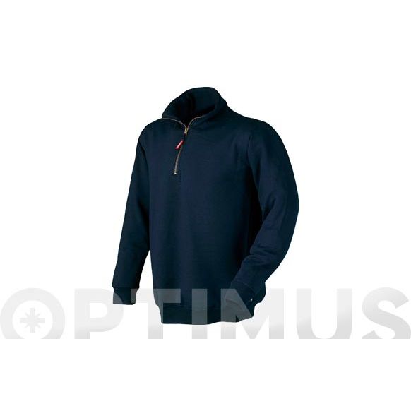 SUDADERA VERENA MEDIA CREMALLERA (280GR/M2) AZUL TALLA S STARTER